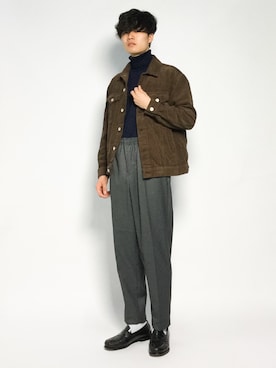 「URBAN RESEARCH Sonny Label（アーバンリサーチサニーレーベル）のアイテム（その他アウター）」を使った、武井一輝さん（メンズ・173cm）の秋コーディネート