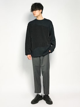 武井一輝さん（メンズ・173cm）の秋コーディネート