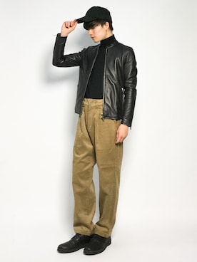 武井一輝さん(メンズ・173cm)の秋コーディネート