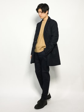 武井一輝さん（メンズ・173cm）の秋コーディネート