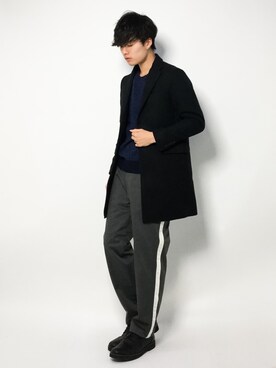 武井一輝さん（メンズ・173cm）の秋コーディネート