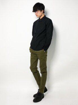 武井一輝さん（メンズ・173cm）の秋コーディネート