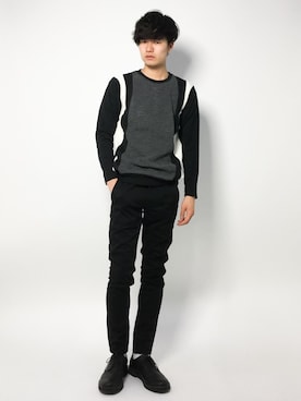 武井一輝さん（メンズ・173cm）の秋コーディネート