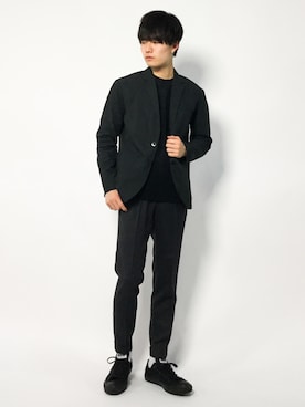 武井一輝さん（メンズ・173cm）の秋コーディネート