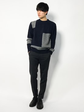 武井一輝さん（メンズ・173cm）の秋コーディネート