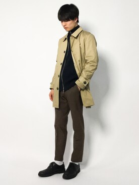 「SPADE（スペード）のアイテム（ジャケット/アウター）」を使った、武井一輝さん（メンズ・173cm）の秋コーディネート