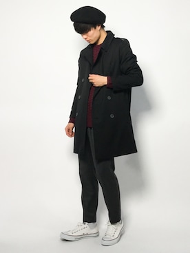 武井一輝さん（メンズ・173cm）の秋コーディネート