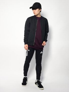 武井一輝さん（メンズ・173cm）の秋コーディネート