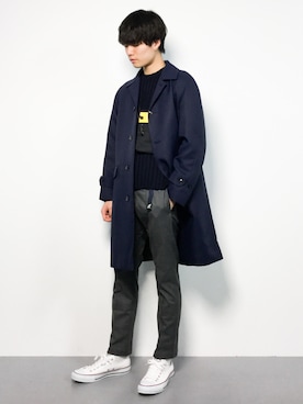 武井一輝さん（メンズ・173cm）の秋コーディネート