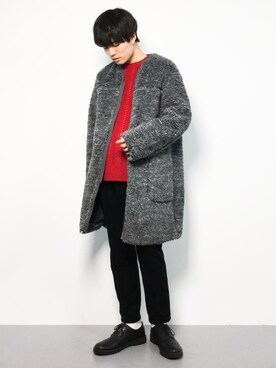「韓国」｜「アイテム（その他アウター）」を使った、武井一輝さん（メンズ・173cm）の秋コーディネート