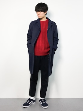 武井一輝さん（メンズ・173cm）の秋コーディネート