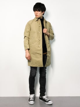 武井一輝さん(メンズ・173cm)の冬コーディネート