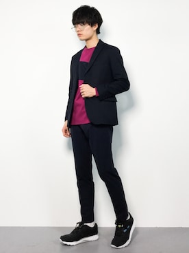 武井一輝さん（メンズ・173cm）の冬コーディネート