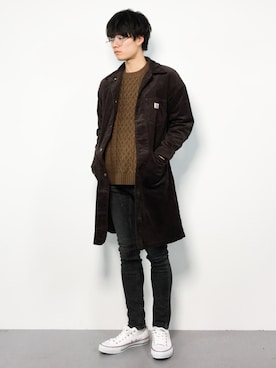 武井一輝さん（メンズ・173cm）の冬コーディネート