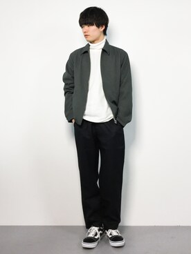 武井一輝さん(メンズ・173cm)の冬コーディネート