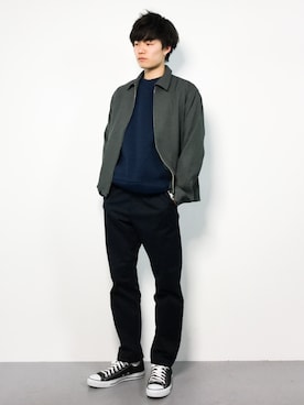 武井一輝さん(メンズ・173cm)の冬コーディネート