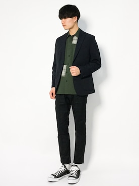 武井一輝さん（メンズ・173cm）の冬コーディネート