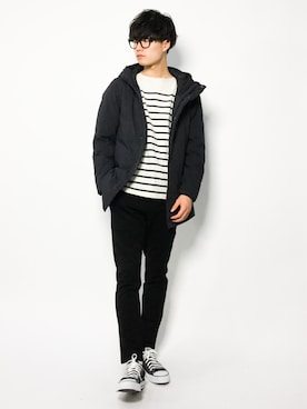 武井一輝さん（メンズ・173cm）の冬コーディネート