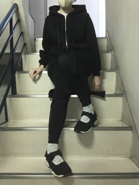 「アクティブ」｜「アイテム（パーカー）」を使った、gralalaさん（レディース・163cm）の春コーディネート