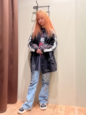 「みりたりー」｜「アイテム（ブルゾン）」を使った、hzktoさん（レディース・161cm）の秋コーディネート