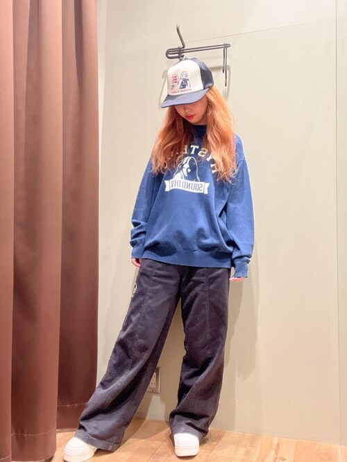 HYSTERIC GLAMOUR パッチ付きジャンパー ネイビー HYSTERIC GLAMOUR(ヒステリックグラマー)の「SOUND DIVISION