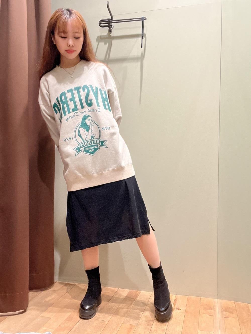 hzkto｜HYSTERIC GLAMOURのスウェットを使ったコーディネート - WEAR