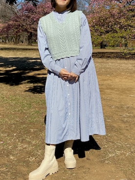 miminunaさん（レディース・158cm）の春コーディネート