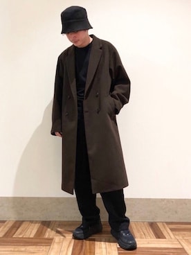 「INFIELDER DESIGN（インフィールダーデザイン）のアイテム」を使った、EIJIさん（メンズ・173cm）の秋コーディネート