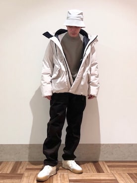 「INFIELDER DESIGN（インフィールダーデザイン）のアイテム」を使った、EIJIさん（メンズ・173cm）の冬コーディネート