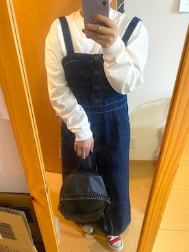 「GRL（グレイル）のアイテム（バックパック/リュック）」を使った、shiiiioriさん（レディース・150cm）の春コーディネート