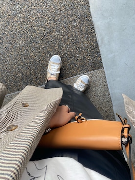 「frames RAY CASSIN（フレームスレイカズン）のアイテム（テーラードジャケット）」を使った、shiiiioriさん（レディース・150cm）の秋コーディネート