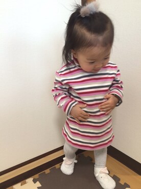kotorihiさんの（gelato pique Baby＆Kids | ジェラートピケ　ベイビーアンドキッズ）を使ったコーディネート