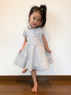 「アイテム（ワンピース/ドレス）」を使った、kotorihiさん（キッズ・90cm）の夏コーディネート