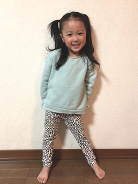 「アイテム（スウェット）」を使った、kotorihiさん（キッズ・90cm）の秋コーディネート