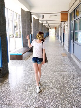 「salad（サラダ）のアイテム」を使った、lelecatさん（レディース・155cm）の秋コーディネート