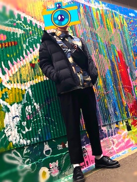 カオルさん(メンズ・166cm)の冬コーディネート