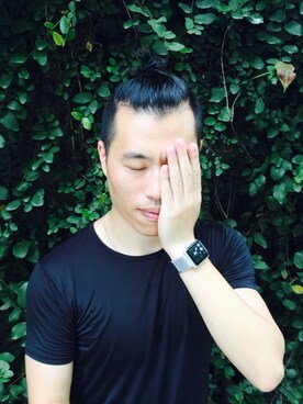 「アイテム（腕時計）」を使った、潮湳さん（メンズ・179cm・20代）の冬コーディネート