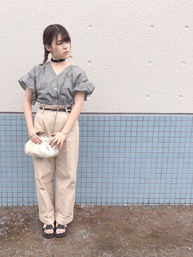 アイさん（レディース・156cm）の夏コーディネート