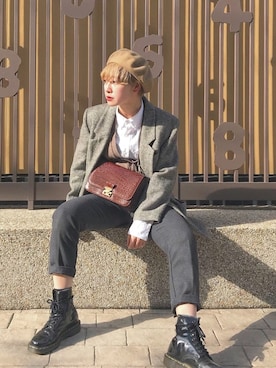 mahoさん（レディース・159cm）の春コーディネート