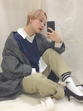 mahoさん（レディース・159cm）の春コーディネート