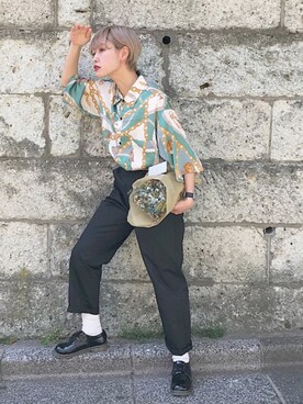 mahoさん（レディース・159cm）の春コーディネート