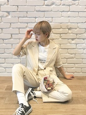 mahoさん（レディース・159cm）の夏コーディネート