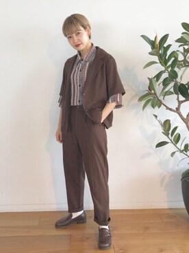 mahoさん（レディース・159cm）の夏コーディネート