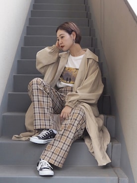 mahoさん（レディース・159cm）の秋コーディネート