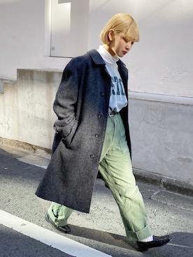 mahoさん（レディース・159cm）の冬コーディネート