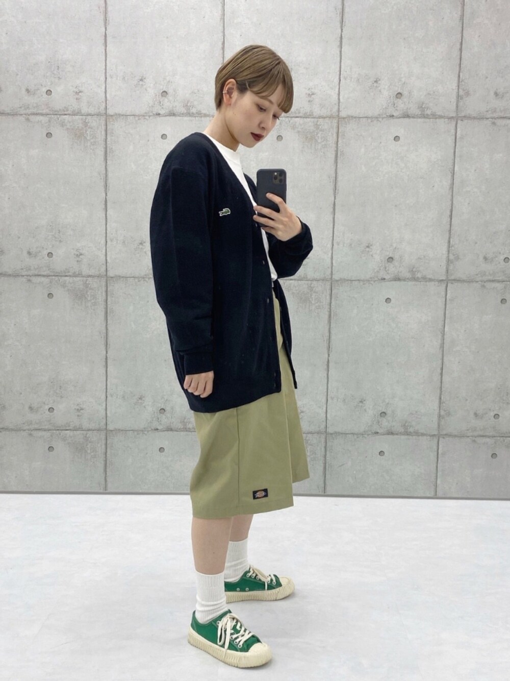 LACOSTE for JS / ラコステ】別注 ウールコットン ピケ カーディガンを