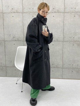 「epnok（エプノック）のアイテム（ジャケット/アウター）」を使った、mahoさん（レディース・159cm）の秋コーディネート