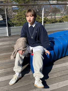 mahoさん（レディース・159cm）の春コーディネート