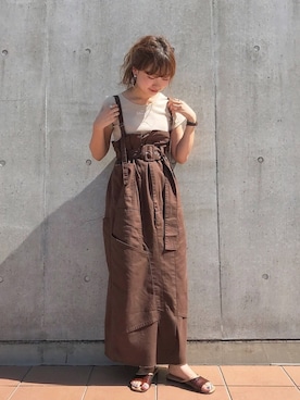 Kastane カスタネ の ハイウエストリメイク風ワンピース ワンピース Wear