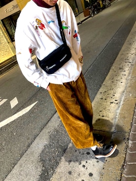 「RED WING（レッドウィング）のアイテム（その他シューズ）」を使った、涼太さん（メンズ・177cm）の秋コーディネート